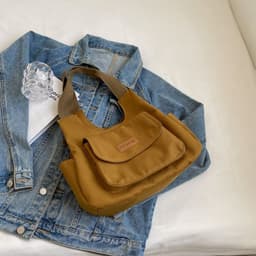 image-Leisure Commute Large Capacity Summer Fashion Canvas Support All-match Shoulder Bag