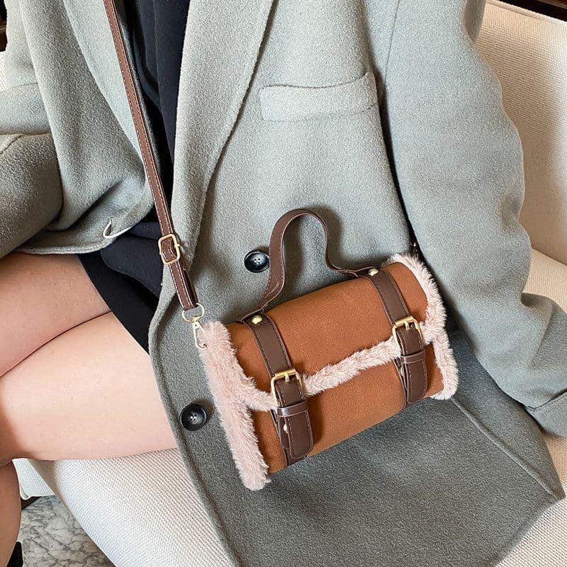 image-Plush Women's Crossbody Handbag Fashion