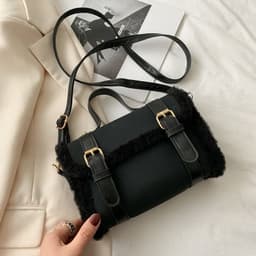 image-Plush Women's Crossbody Handbag Fashion