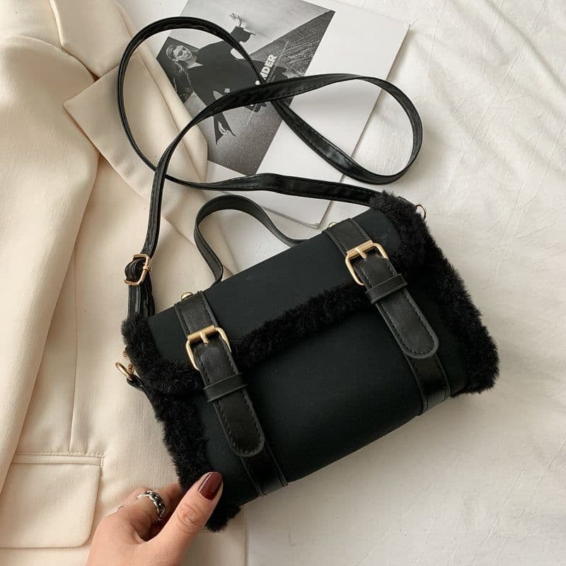 image-Plush Women's Crossbody Handbag Fashion