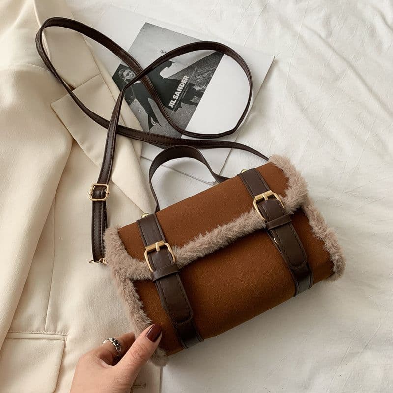 image-Plush Women's Crossbody Handbag Fashion