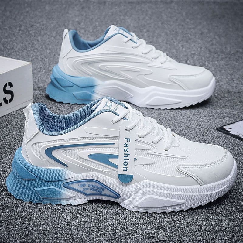 image-Men's Breathable Mesh Shoes Trendy All-Match Platform