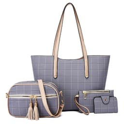image-New Korean Fashion Four-piece Set Texture Shoulder Women Hand-carrying Crossbody Bag