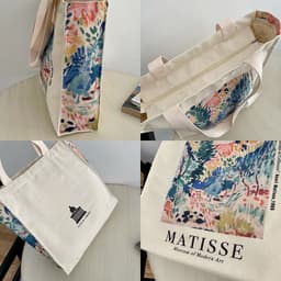 image-Mattis Oil Painting Canvas Bag Personality