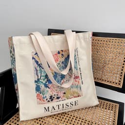 image-Mattis Oil Painting Canvas Bag Personality
