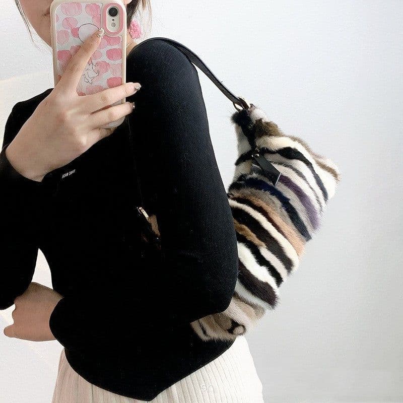 image-Stitching Fashion Women's Shoulder Bag Crossbody