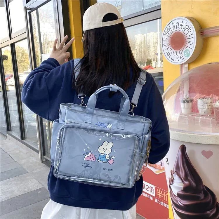 image-Japanese Cute Large Capacity Jk Crossbody Handbag
