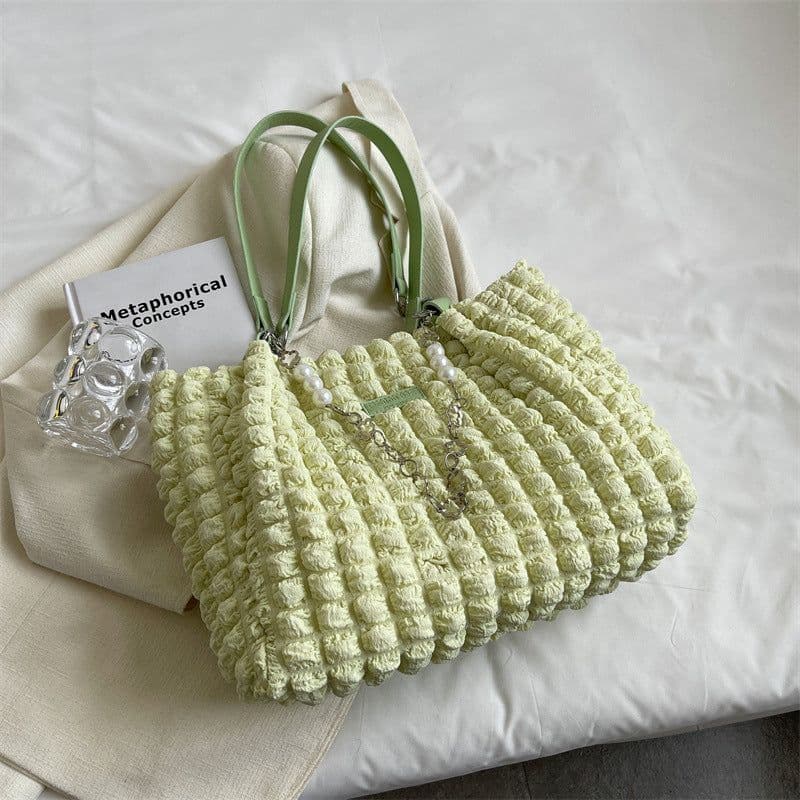 image-Women's Casual Tote Large Capacity Shoulder Bag