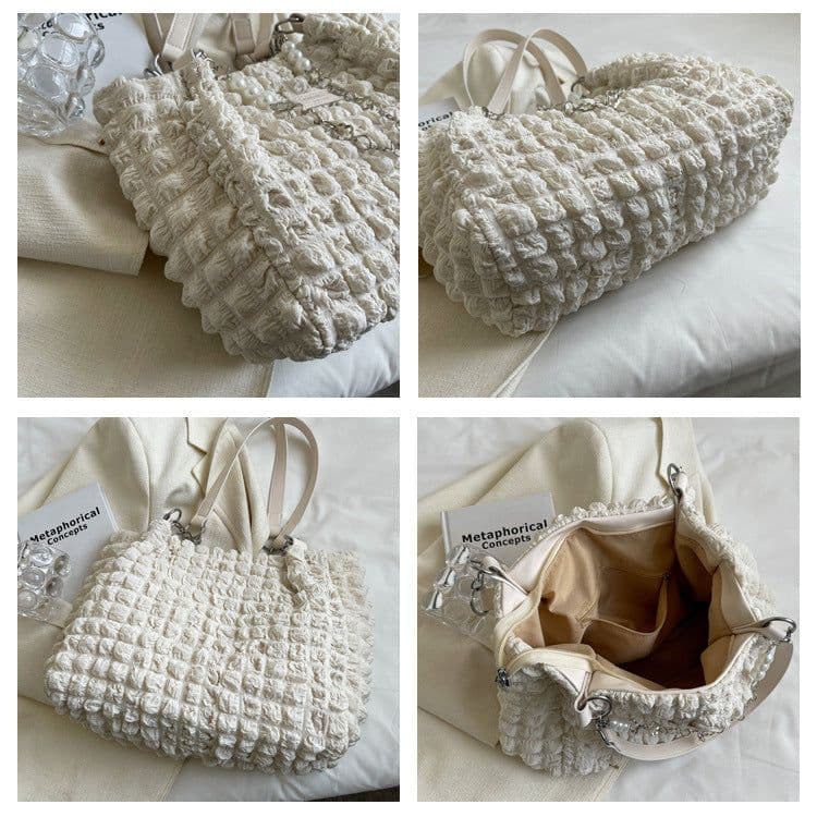 image-Women's Casual Tote Large Capacity Shoulder Bag