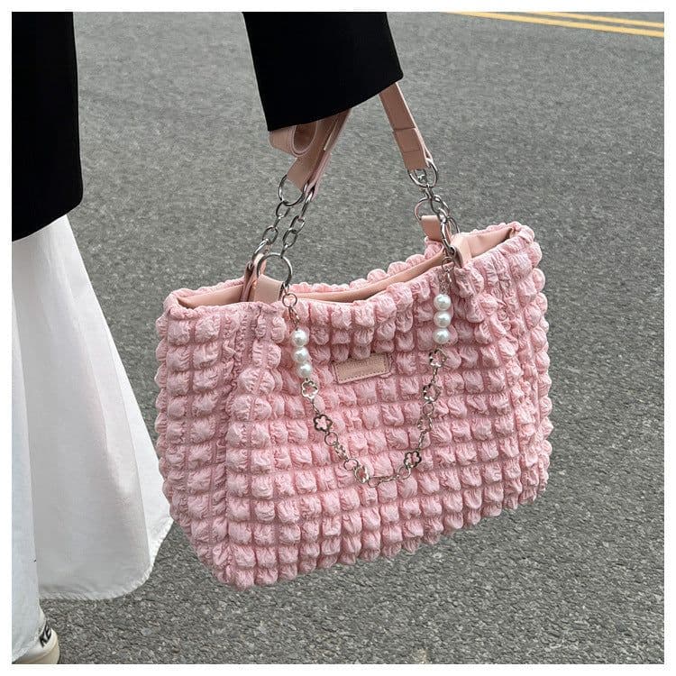 image-Women's Casual Tote Large Capacity Shoulder Bag