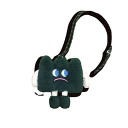 image-Emotional Straw Mobile Phone Bag Cute Plush Crossbody Bag Female