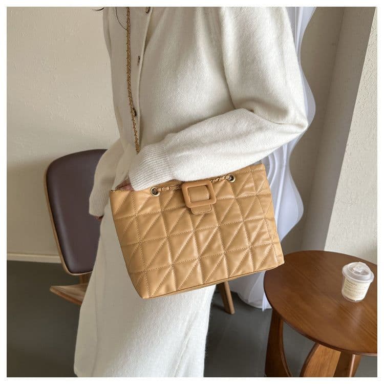 image-Women Shoulder Bags New Trendy Chic Chanel-style Rhombus Chain Bag