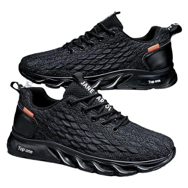 image-Season Air Cushion Sneaker Fly-kit Mesh Casual Shoes Breathable Versatile Shoes Men's Running Shoes