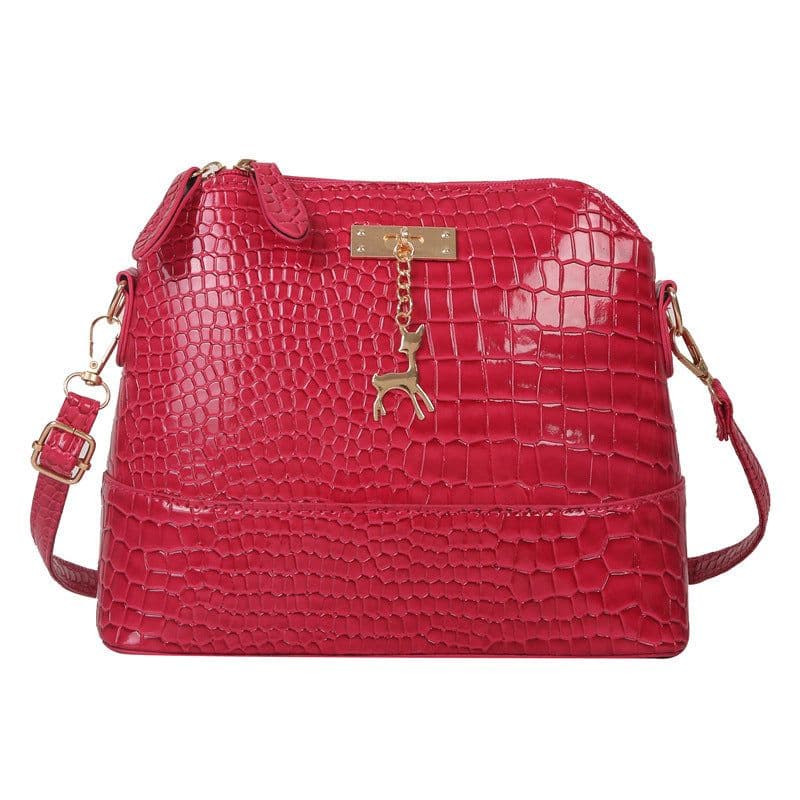 image-Women's Fashion Casual Large Capacity Solid Color Crossbody Bag