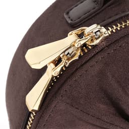 image-Advanced Sense Classic Style Round Pie Bag Genuine Leather Bag Metal Chain