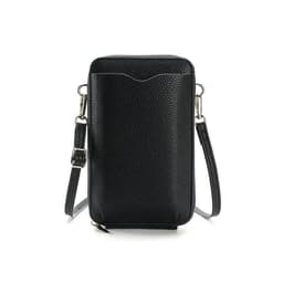 image-High-quality Lychee Pattern Mobile Phone Bags Women Small Crossbody Shoulder Bag Long Wallet