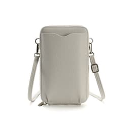 image-High-quality Lychee Pattern Mobile Phone Bags Women Small Crossbody Shoulder Bag Long Wallet
