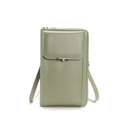 image-Fashion Large Capacity Mobile Phone Bags Women Small Zipper Crossbody Shoulder Bag Long Wallet