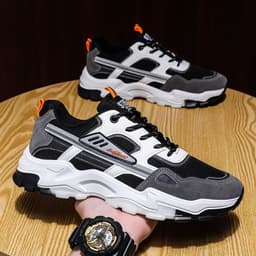 image-Fashion Clunky Sneakers Korean Style Trendy All-matching Sneaker Casual Men's Shoes