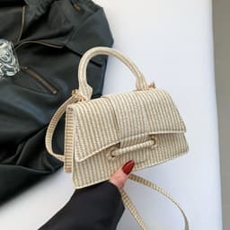 image-French Fashion Casual Simple Western Style Simple Fashion Shoulder Messenger Bag