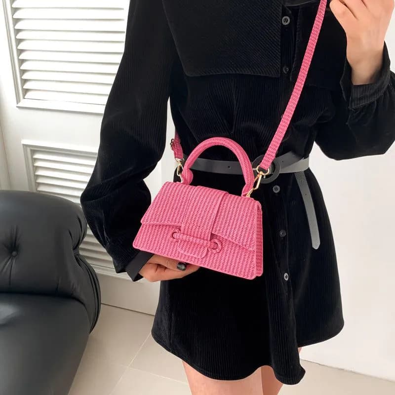 image-French Fashion Casual Simple Western Style Simple Fashion Shoulder Messenger Bag
