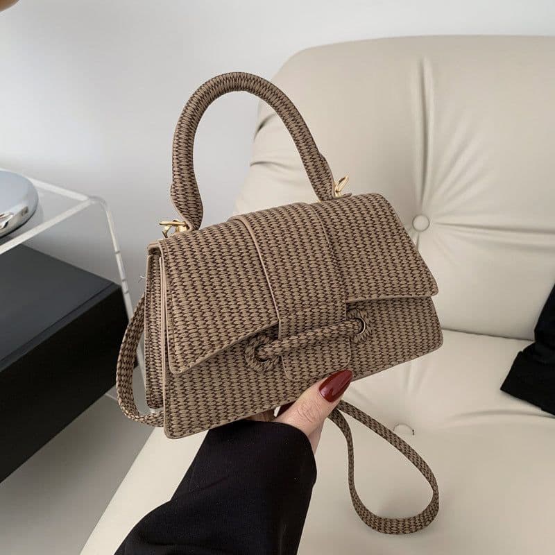 image-French Fashion Casual Simple Western Style Simple Fashion Shoulder Messenger Bag