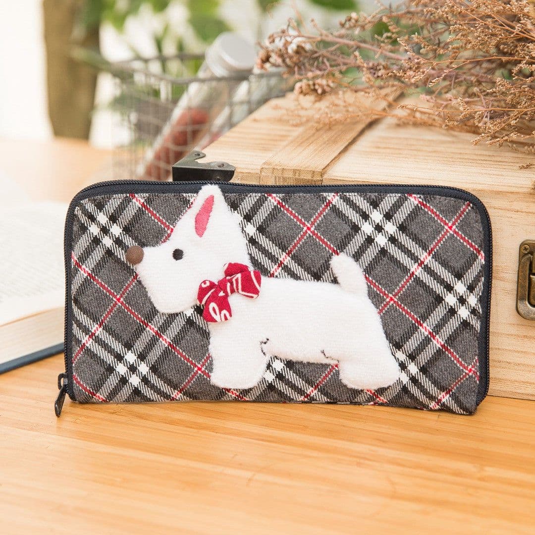 image-Cute Qile Cat Women's Fashion Canvas Wallet
