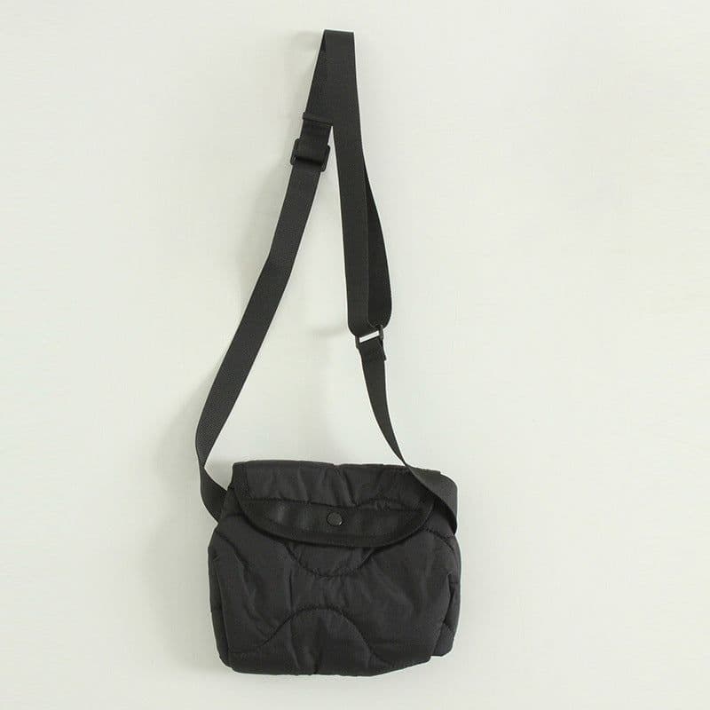 image-Korean Style Nylon Rhombus Crossbody Bag Casual