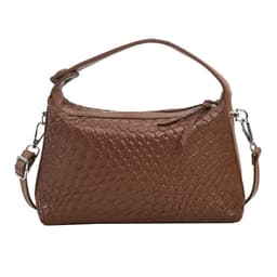 image-Large Capacity High-grade Solid Color Shoulder Messenger Bag