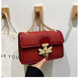 image-Fashionable Stylish Chain Shoulder Trendy Retro Messenger Bag