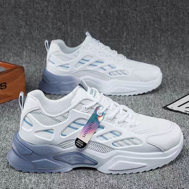 image-Spring Men's Shoes Student Casual Breathable Sneaker Running Men's Mesh Shoes Men's Dad Shoes