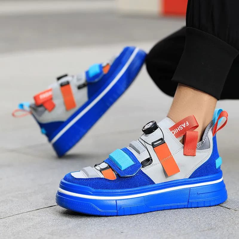 image-Spring Sports Shoes Men's Running Shoes Mesh Breathable