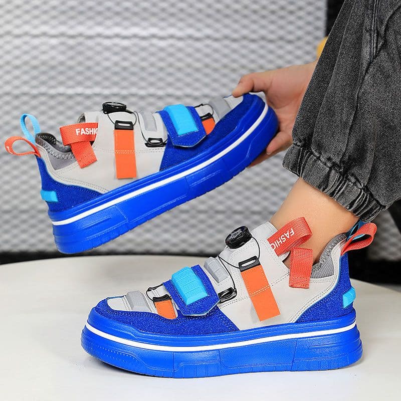 image-Spring Sports Shoes Men's Running Shoes Mesh Breathable