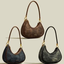 image-Middle Aged Niche Texture Shoulder Bag