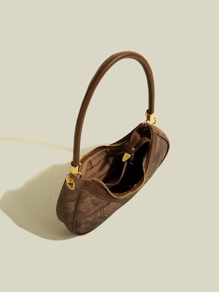 image-Middle Aged Niche Texture Shoulder Bag