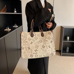 image-New Print Fashion Classic Large Capacity Tote Bag
