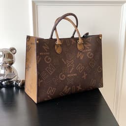 image-New Print Fashion Classic Large Capacity Tote Bag
