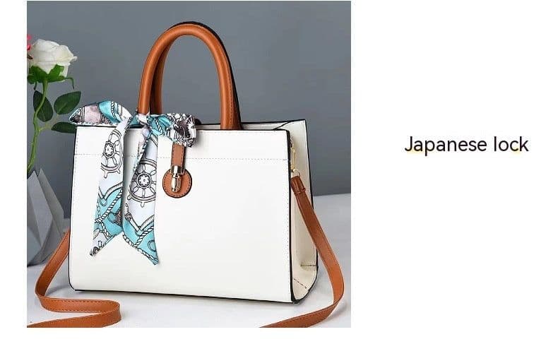 image-Fashion Women's Portable Large Capacity Shoulder Messenger Bag