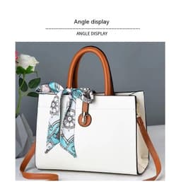 image-Fashion Women's Portable Large Capacity Shoulder Messenger Bag