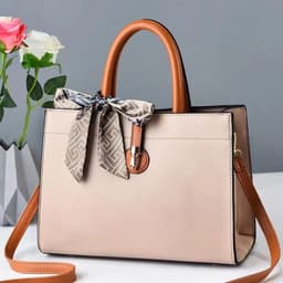 image-Fashion Women's Portable Large Capacity Shoulder Messenger Bag