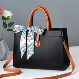 image-Fashion Women's Portable Large Capacity Shoulder Messenger Bag