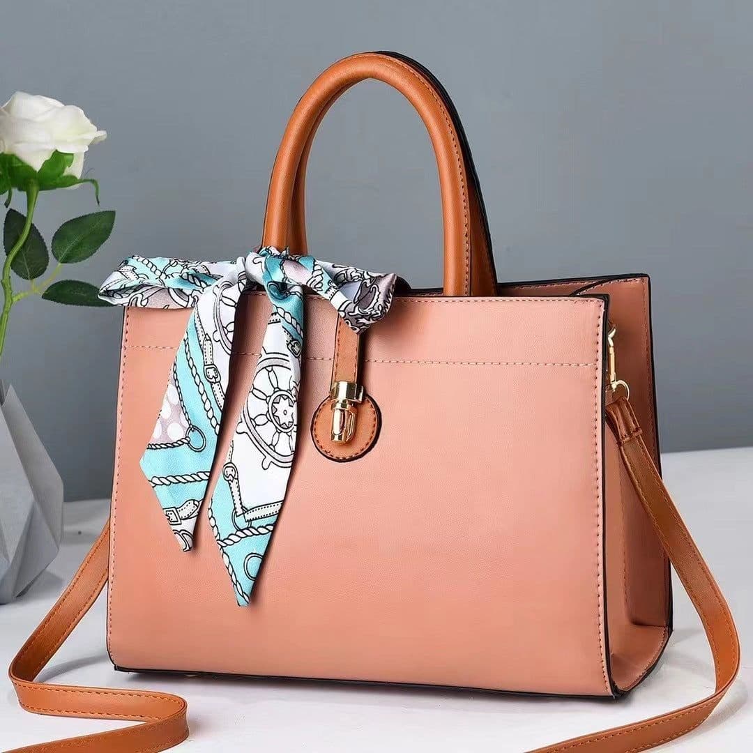 image-Fashion Women's Portable Large Capacity Shoulder Messenger Bag
