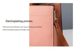 image-Fashion Women's Portable Large Capacity Shoulder Messenger Bag