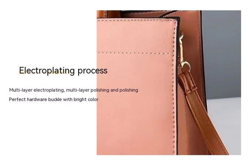 image-Fashion Women's Portable Large Capacity Shoulder Messenger Bag