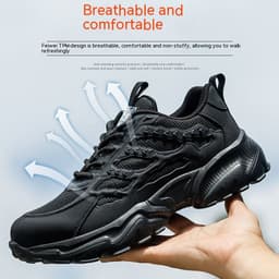 image-Anti-smashing And Anti-penetration Safety Shoes EVA Outsole Lightweight And Wear-resistant Safety Shoes