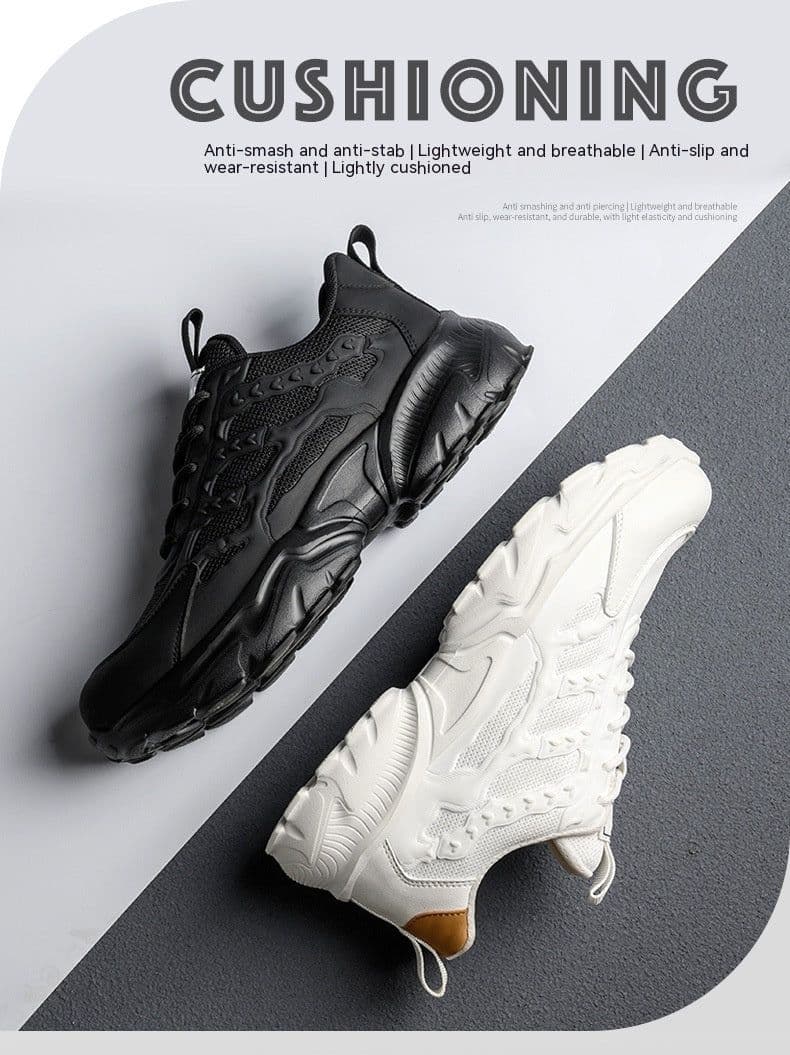 image-Anti-smashing And Anti-penetration Safety Shoes EVA Outsole Lightweight And Wear-resistant Safety Shoes