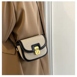 image-Saddle Bag Fashion One-shoulder Crossbody Bag Commuter Bag