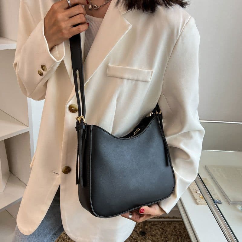 image-Women's Bucket Crossbody Shoulder Bag Fashion Simple Portable