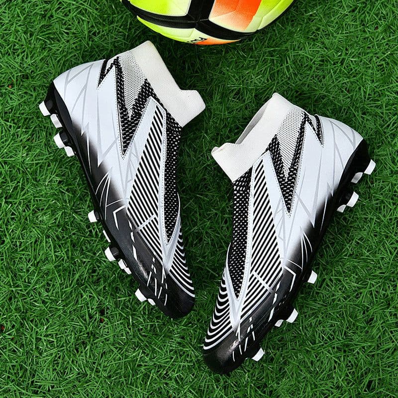 image-No Shoelace No Tie Socks Mouth Soccer Shoes Men