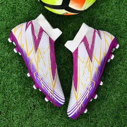 image-No Shoelace No Tie Socks Mouth Soccer Shoes Men